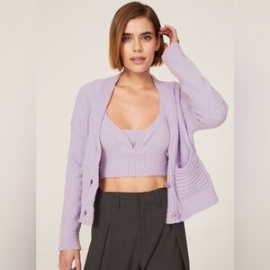 FUZZY BRALETTE TOP CENTRAL PARK WEST